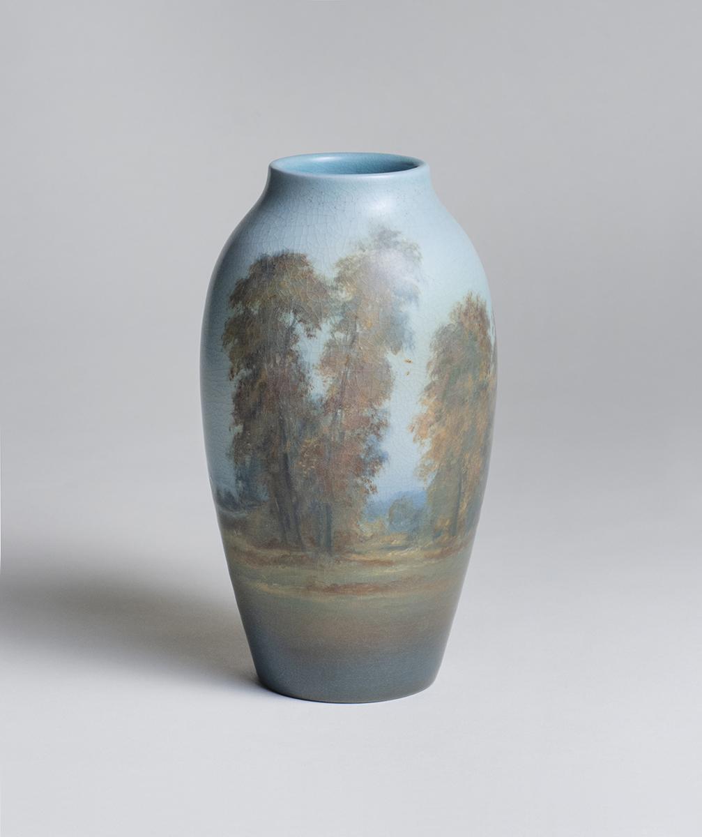 Ed Diers for Rookwood Pottery Scenic Vellum Vase 1