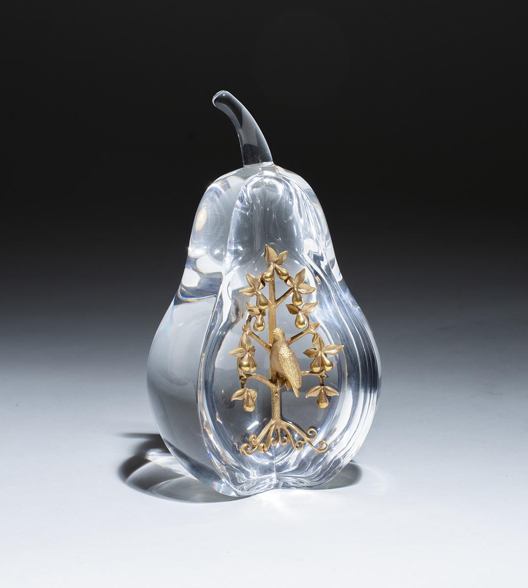 Lloyd Atkins for Steuben Partridge in a Pear Tree 2