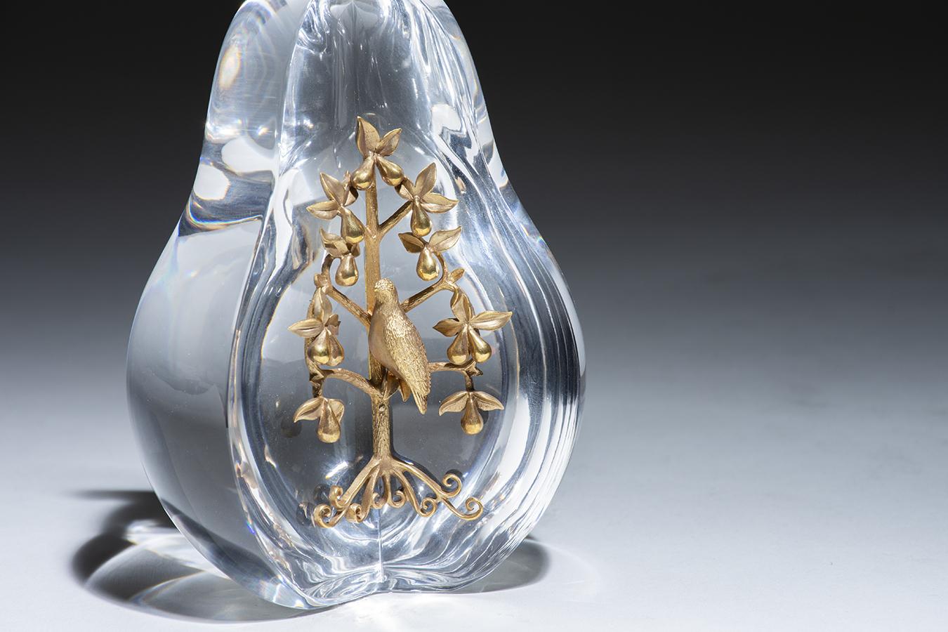 Lloyd Atkins for Steuben Partridge in a Pear Tree 3
