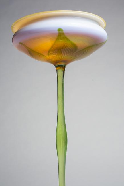 Tiffany Favrile Glass Flower Form Vase 2
