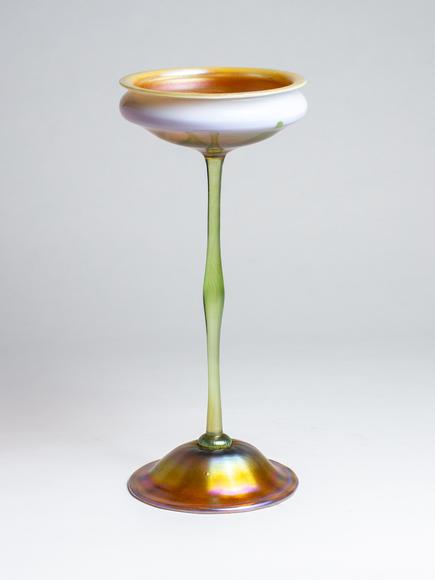 Tiffany Favrile Glass Flower Form Vase 1
