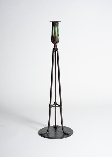 Tiffany Studios Tripod Candlestick 1