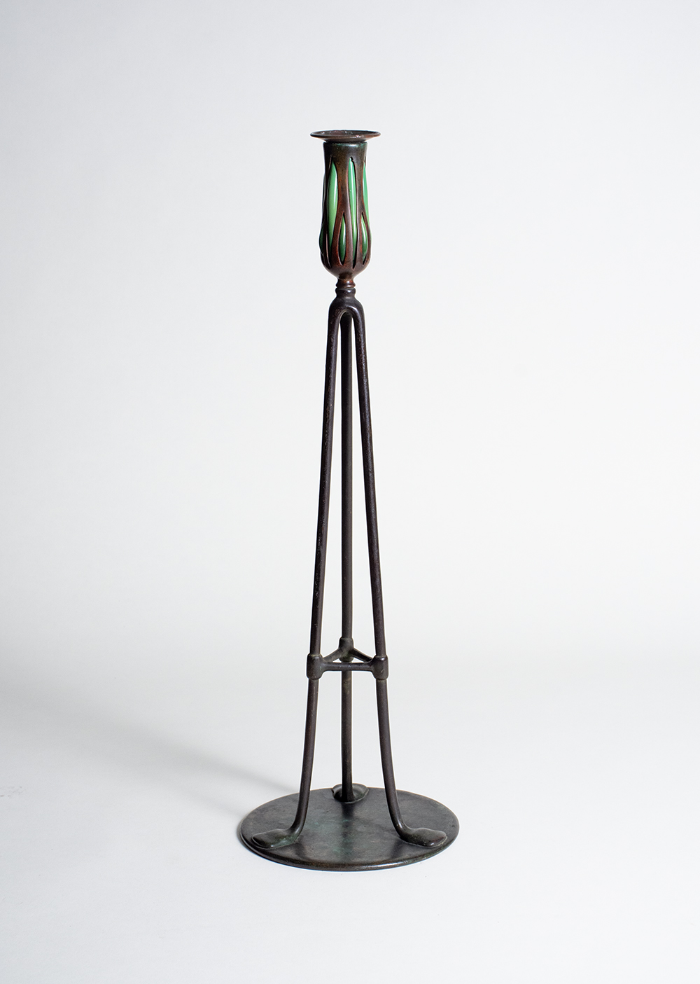 Tiffany Studios Tripod Candlestick 1