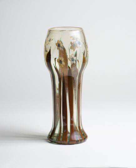 Tiffany Favrile Glass Monumental Paperweight Vase 1