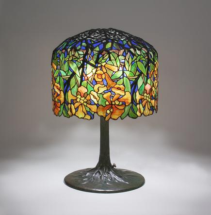 Tiffany Studios Trumpet Creeper Table Lamp 2