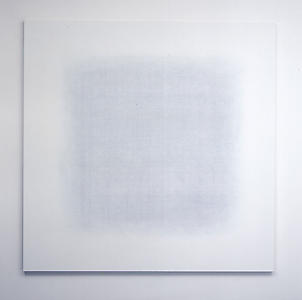 Vein, 2006
Blue and red pencil on white aquacryl, white gesso on canvas
190 x 190 cm