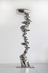 <i>Untitled [inverted columns]</I>, 2010
stainless steel
290 x 70 x 80 cm