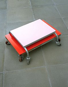 David Batchelor
<i>Small Double, </i>1998
Found objects, acrylic sheet and enamel paint
19.5 x 60 x 50 cm
