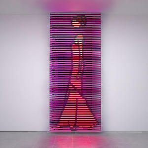 Ruth walking in ball gown. (LED) 2008
LED wall mounted (Barco)
344 x 148.4 x 25.8 cm