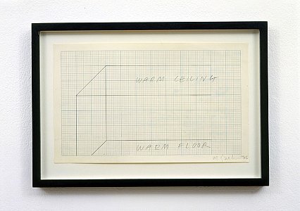 Art & Language
<i>Drawing for Temperature Show,</i> 1966
Pencil on graph paper
20.3 x 33 cm