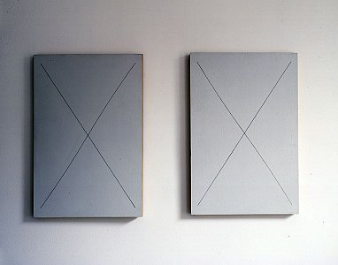 Robert Mangold
<i>Straight Bent Line X,</i> 1970
Acrylic on masonite
45.5 x 30.5 cm