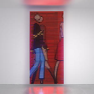 People walking. Coloured 2008
LED wall mounted (Barco)
323.2 x 148.4 x 25.8 cm
ed.unique