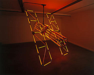 Allora & Calzadilla
<i>Heat Cast </i>, 2004
Steel, electrical wire, infra-red heating elements
Variable