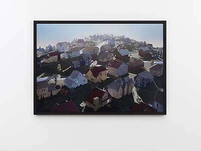James Casebere
<i>Landscape with Houses (Dutchess County, NY) #1,</i> 2009
Framed digital chromogenic print mounted to Dibond, glazed with Mirogard Plus glass
111.4 x 161 cm (print)