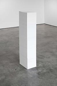Ceal Floyer, <i>Page 11,083 of 11,083,</i> 2010, 11,083 pages of A4 paper, h. 125 cm