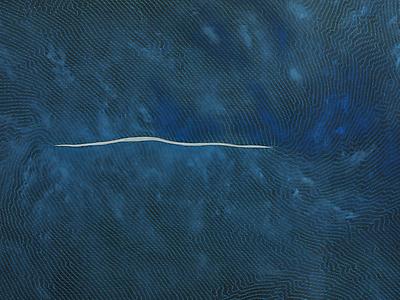 Shirazeh Houshiary
<i>Right of Spring,</i> 2012
Pencil, pigment and black aquacryl on canvas and aluminium
Detail
190 x 190 cm