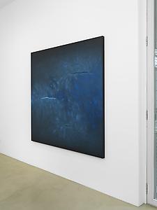 Shirazeh Houshiary
<i>Right of Spring,</i> 2012
Pencil, pigment and black aquacryl on canvas and aluminium
190 x 190 cm
