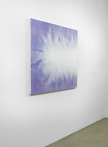 Shirazeh Houshiary
<i>Deluge,</i> 2012
Pencil, pigment and white aquacryl on canvas and aluminium
120 x 120 cm