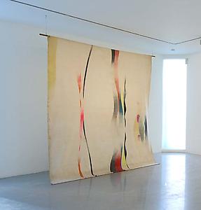 John Latham
<i>Untitled (Roller Painting), </i>1964
Spray paint on white duck
365.7 x 274.3 cm
