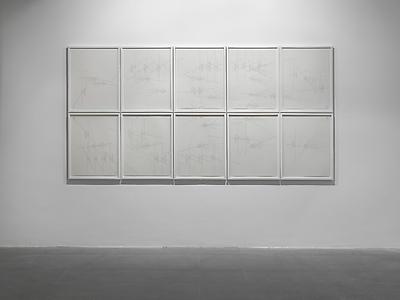 Jorinde Voigt
<i>Mosque/ Movie/ Powerstation</i>, 2012
Ink on paper
10 works
61 x 46 cm each, paper size
68 x 53 cm each, framed