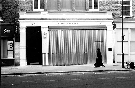 Santiago Sierra
<i>Space closed by corrugated metal, Lisson Gallery, London, September</i>, 2002