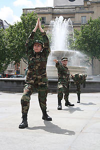 Allora & Calzadilla
<i>Balance of Power</i>, 2007
Trafalgar Square, London
8 July 2008