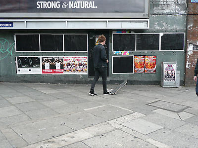 Santiago Sierra
<i>4000 Black Posters</i>, London, 2008
4 Sheet Poster, 60 x 40 Inches