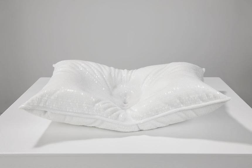 <i>Self-Portrait (Face Down)</i>
2006
cast resin and glass beads
23 x 15 1/2 x 5 1/4 inches (58.4 x 39.4 x 13.3 cm)
3/5 + 1 AP