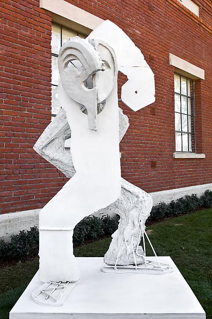 <i>Dancer II</i>, 2010
bronze, latex paint
Figure: 81 x 47 x 41 inches
Base: 12 x 50 x 44 inches