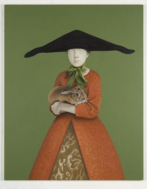 <i>Agathe</i>, 2007
oil on linen
48 1/4 x 38 1/2 inches

<i>Photography by: Adam Reich</i>