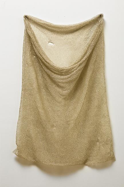 <i>Hold</i>, 2009-2011
glass beads, cotton
38 1/2 x 26 1/2 x 2 1/2 inches