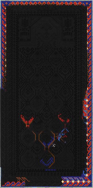 <i>Plan, Prepare, Execute</i>
2007-2008
glass beads on aluminum panel
120 x 60 inches (304.8 x 152.4 cm)