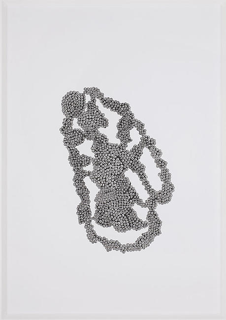 <i>Scarab </i>
Cairo, 2008
ink on paper
8 x 5 1/2 inches (20.3 x 14 cm) unframed