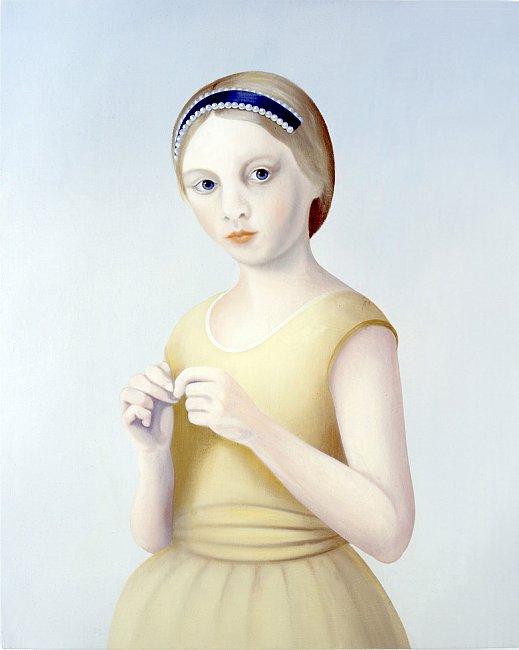<i>Olivia</i>, 2004
oil on linen
24 4/5 x 19 3/5 inches