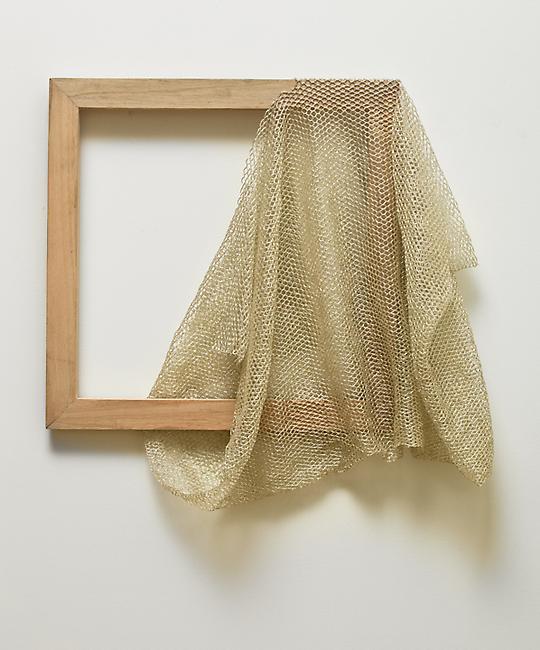 <i>Untitled</i>, 2009-2011
glass beads, cotton
24 1/2 x 25 x 6 inches