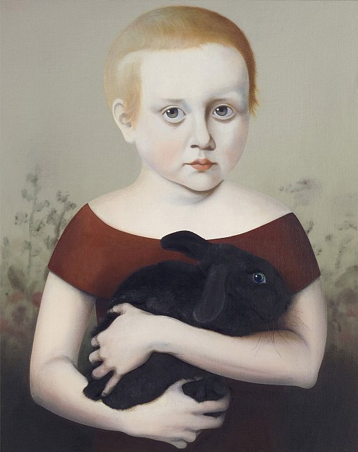 <i>Rose</i>, 2004
oil on linen
19 1/5 x 15 3/10 inches