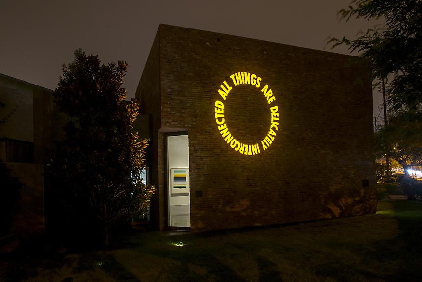 East Gallery<br>
Gobo light projection, 2012<br>
Dimensions variable<br>

Photo credit: Joshua White/JW Pictures