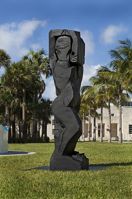 Art Public | Miami Beach   Photography: John Lair, Miami
<b>THOMAS HOUSEAGO</b>
<i>Rattlesnake Figure (bronze)</i>, 2011
bronze
129 x 29 x 29 inches (327.7 x 73.7 x 73.7 cm)