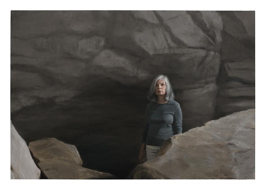 <i>Cave</i>, 2012<br>
Oil on linen<br>
78 ¾ x 114 inches (200 x 290 cm)<br>

Photo credit: Fredrik Nilsen