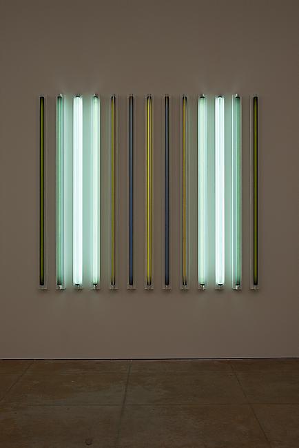 <i>Sidewinder</i>, 2011
Light + Shadow + Reflection + Color
72 x 81 3/8 x 4 5/8 inches