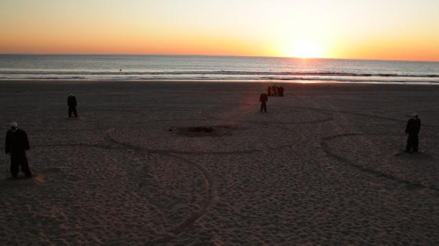 <i>Monstrance</i> Performance
Venice Beach, CA 
November 2, 2011