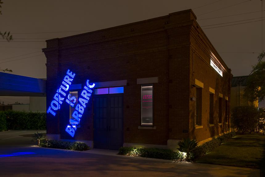 West Gallery<br>
Gobo light projection, 2012<br>
Dimensions variable<br>

Photo credit: Joshua White/JW Pictures