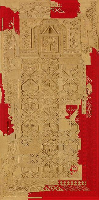 <i>Quick, Cheap, Overwhelming Victory</i>
2008
24 karat gold-plated beads on aluminum panel
72 x 36 inches (182.9 x 91.4 cm)