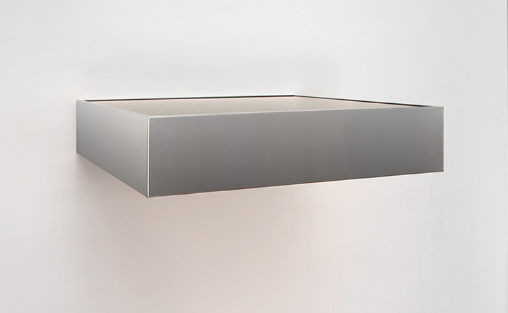 <i>Untitled (DSS 89)</i>
1966
stainless steel and amber plexiglas
6 x 27 x 24 inches