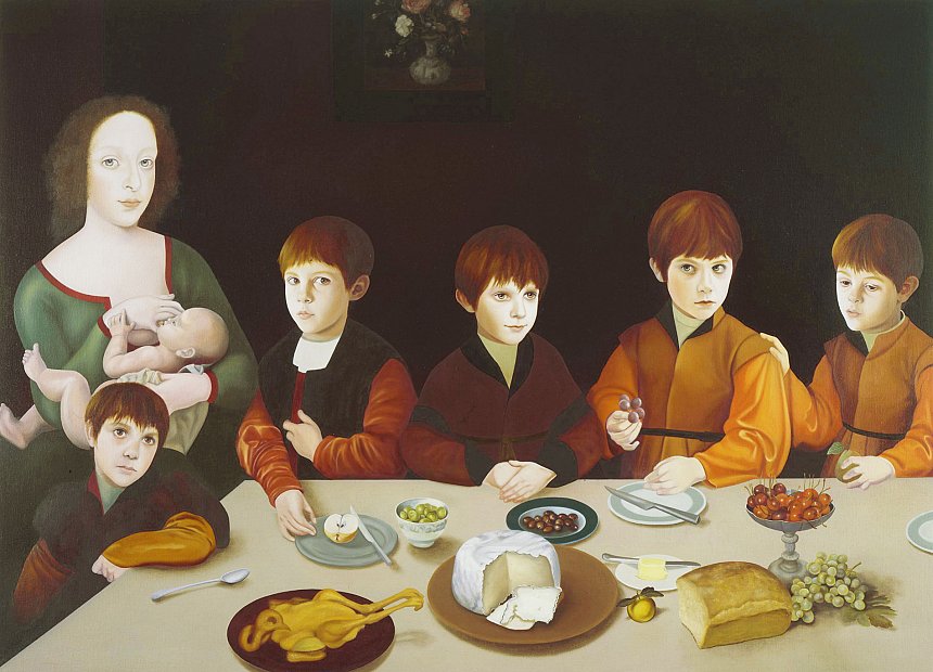 <i>Tiffin</i>, 2007
oil on linen
48 x 66 7/8 inches