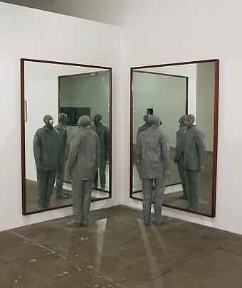 JUAN MUÑOZ
<b>Two Chinese with Noses and Mirrors</b>, 1998 Image