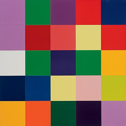 <b>25 Colors (902-31)</b>, 2007, 19 1/8 x 19 1/8 in. ( 48.5 x 48.5 cm ) Image