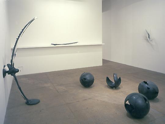 Installation view North Gallery Viewing Room:
<b>Multiple Pourings</b>, 2003 (on floor) Image