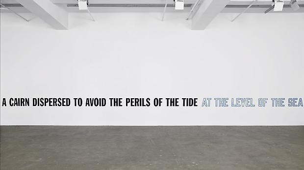 <b>A CAIRN DISPERSED TO AVOID THE PERILS OF THE TIDE
AT THE LEVEL OF THE SEA</b>, 2008 Image
