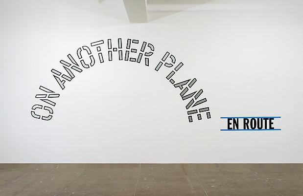<b>EN ROUTE:AT ANOTHER TIME
EN ROUTE:TO ANOTHER STAGE
EN ROUTE: IN ANOTHER COURT
EN ROUTE: ON ANOTHER PLANE
EN ROUTE: VIA ANOTHER ROUTE</b>, 2005 Image